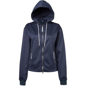 Hoodie Starla Zip Marineblauw