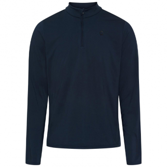 Functioneel Shirt Heren Steve 1/4 Zip Marineblauw