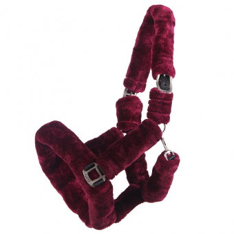 Halster Alaska Fauxfur Wijnrood