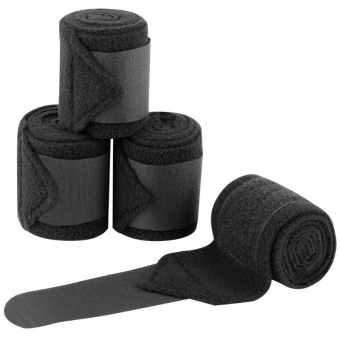 Bandages Shetty Fleece 4-pack Zwart