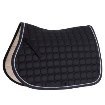 Zadeldekje Zari Shine Marineblauw/Zilver