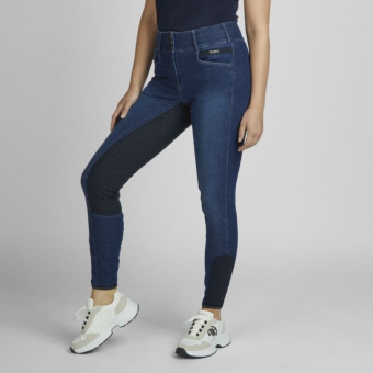 Rijbroek Candela DuraGrip Jeans FG Marineblauw