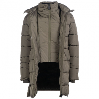 2-in-1 Lange Rijjas Dakota inclusief Vest Groen