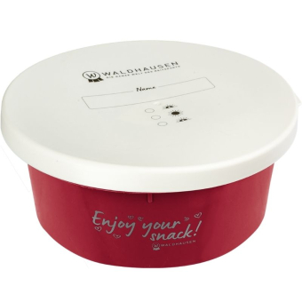 Voerbak met Deksel 2L Rood