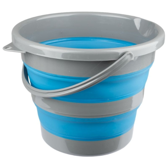 Emmer Foldable 10L Blauw/Grijs