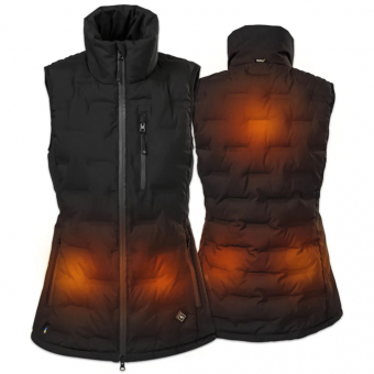 Puffer Vest Katla met Verwarming Zwart