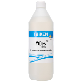 Oppervlaktedesinfectie YtDes 70% met Tensid 1000ml