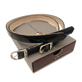 Sporenriemen Zwart Lak