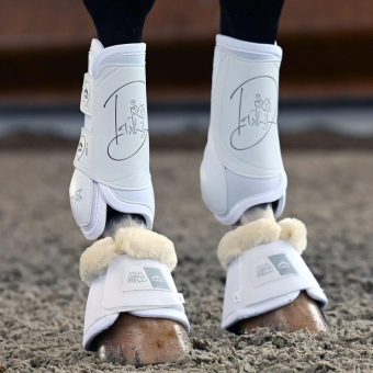 Dressuur beenbeschermers Front Absolute Front Velcro Wit