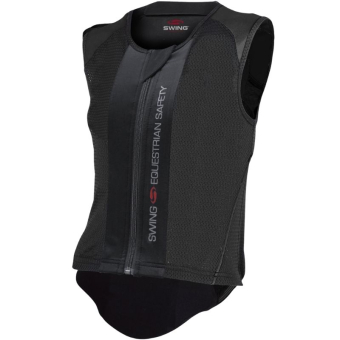 Rugbeschermer Kind/Junior P06 Zwart