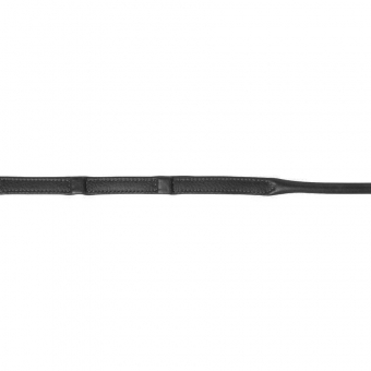 Teugels met Stops Dubbel Gestikt Zwart