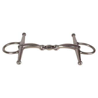 Fullcheek Bit Dubbelgebroken Stainless Steel 16mm