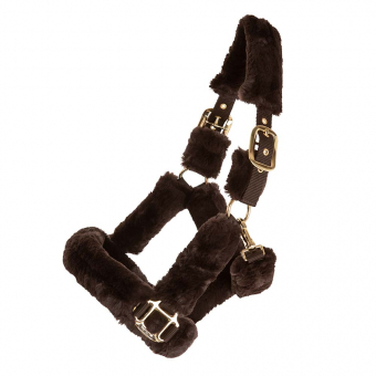 Grimriem Cozy met Bont Bruin/Bruin