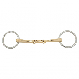 Dubbelgebroken Bit Soft Contact Bradoon 12mm