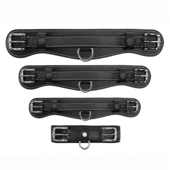 Buikgordel voor longeergordel Zwart