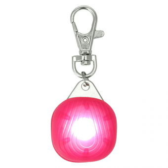 Knipperlamp Burger LED Roze
