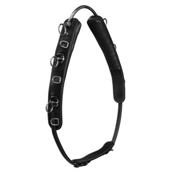 Lange teugelgordel Zwart