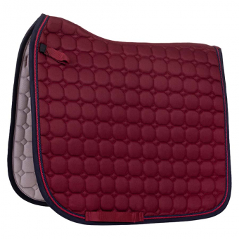 Dressuurzadeldekje Florence Rood/Bordeauxrood