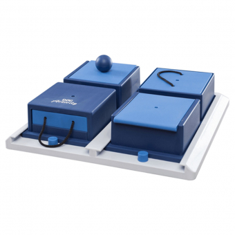 Aktiviteitsspeelgoed Dog Activity Poker Box 1 Niveau 2 Blauw/Wit