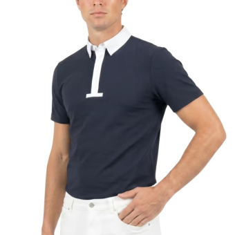 Wedstrijdshirt Heren Classic Short Sleeve Marineblauw