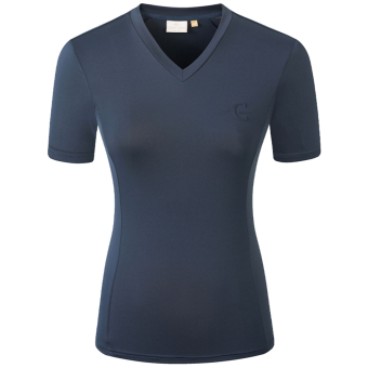 T-shirt V-Neck Marineblauw