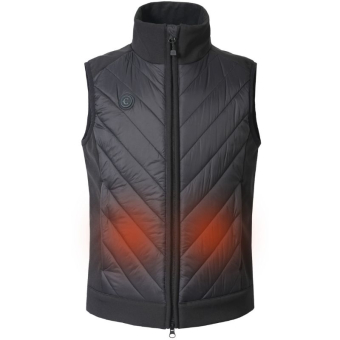 Verwarmd vest Kind/Junior Heat Zwart