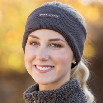 Hoofdband Knitted Fleece Zwart 