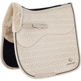 Dressuurzadeldekje Soft Beige