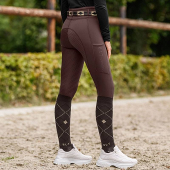 Rijlegging Kind/Junior Ella Glam Full Grip Bruin