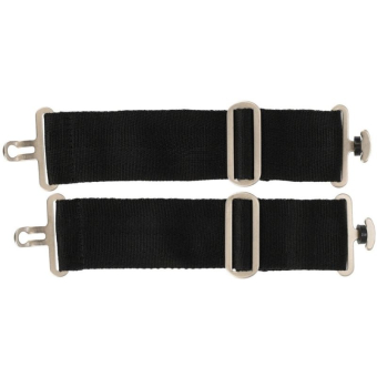 Dekensingelverlenging 2-pack Zwart