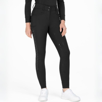 Rijbroek Reflective Full Grip Zwart