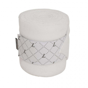 Fleece Beenlappen Venus 4-pack Wit