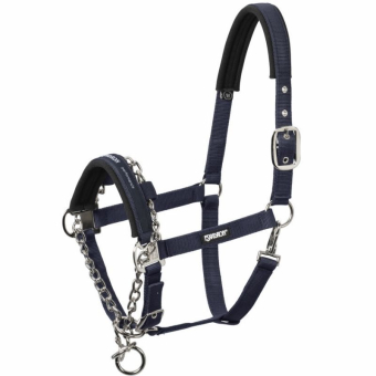 Halster Control Pin Buckle Marineblauw