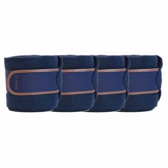 Bandages Polar Fleece 4-pack Marineblauw