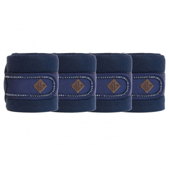 Bandages Polar Fleece Pearls Marineblauw