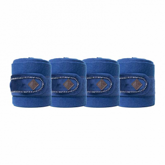 Fleecebandages Polar Velvet Pearls Marineblauw