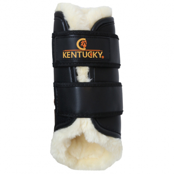 Beenbeschermers Leather Hind Zwart