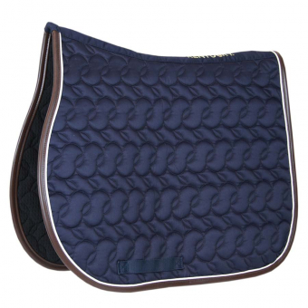 Zadeldekje Absorb Marineblauw/Wit/Bruin