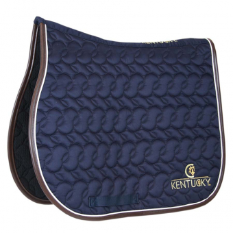 Zadeldekje Absorb Logo Marineblauw/Wit/Bruin