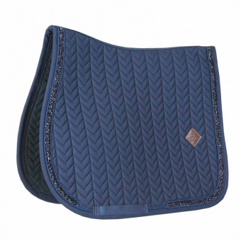 Zadeldekje Glitter Stone Marineblauw
