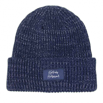 Muts Beanie Glitter Marineblauw