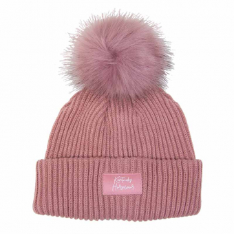 Muts Beanie Pompom Oudroze
