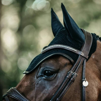 Oornetje Wellington Leather Zwart