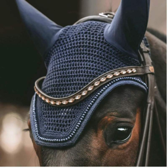 Oornetje Wellington Glitter Marineblauw