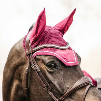 Oornetje Wellington Velvet Fuchsia