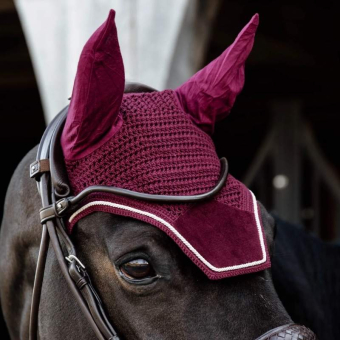 Oornetje Wellington Velvet Bordeaux