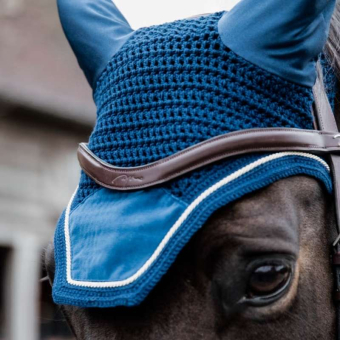 Oornetjes Wellington Basic Velvet Marineblauw