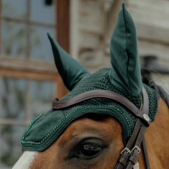 Oornetjes Wellington Velvet Pearls Groen