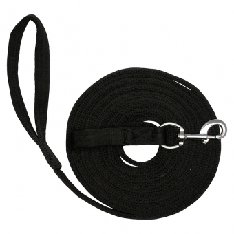 Longeertouw Soft Zwart