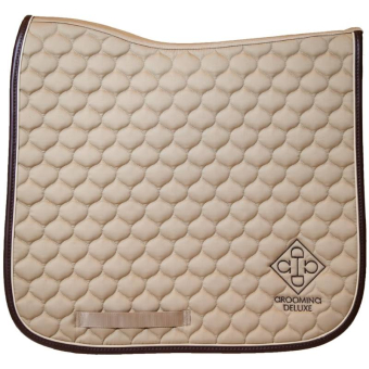 Dressuurzadeldekje Grooming Deluxe Beige